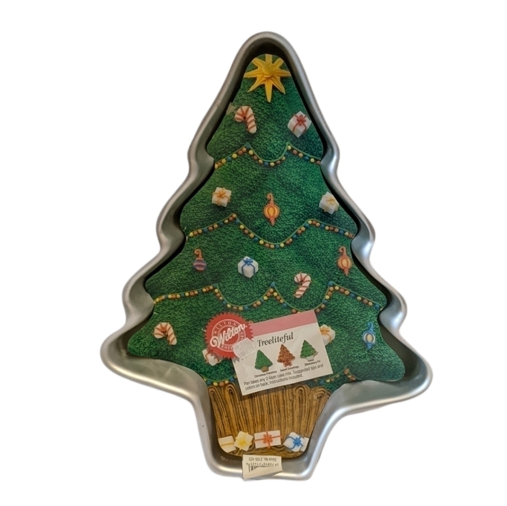 𝅺Vintage Wilton Treeliteful Christmas Tree Cake Pan 2105-425
